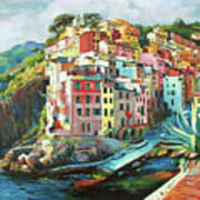 Riomaggiore Italy Art Print