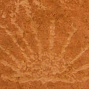 Rising Sun Petroglyph Capitol Reef National Park Utah Art Print