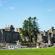 Riverboat At Ashford Castle Art Print