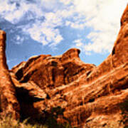 Rock Formations Arches National Park Art Print