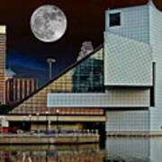 Rock Hall Moonlight Art Print