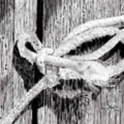 Rope On A Fence Art Print