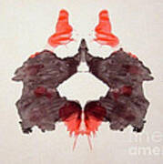 Rorschach Test Card No. 2 Art Print