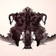 Rorschach Test Card No. 4 Art Print