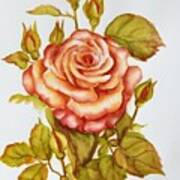Rose For My Mom Art Print