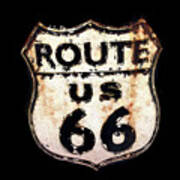 Route 66 Sign Art Print