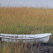 Row Boat In Marsh Art Print