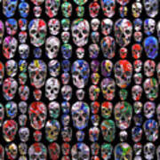 Rubino Skull Trash Art Print
