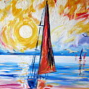 Sail Sail More Art Print