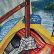 Sailing Lake Roosevelt Art Print