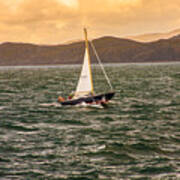 Sailing Outer Hebrides Art Print