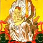 Saint John Coltrane Enthroned Art Print