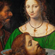 Salome With The Head Of Saint John The Baptist Art Print