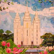 Salt Lake City Temple Art Print