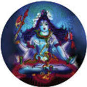 Samadhi Shiva Art Print