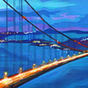 San Francisco Bay Blues Art Print