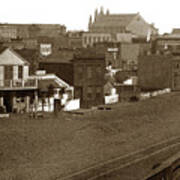 San Francisco, From Cor. Market And Sixth Sts., Looking Northeast 1866 Art Print