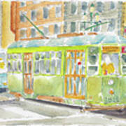 San Francisco Streetcar Art Print