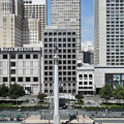 San Francisco Union Square 5d17938 Panoramic Art Print