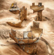 Sand Castle 4065 Art Print