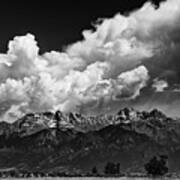 Storm Over The Sangre De Cristo Mountains Art Print