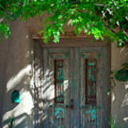 Santa Fe Door Art Print