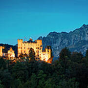 Schloss Hohenschwangau Art Print