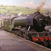 Scotsman At Kingswear Art Print