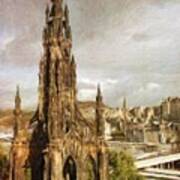 Scott Monument Art Print