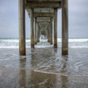 Scripps Pier La Jolla California 4 Art Print