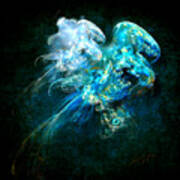 Sea Jellyfish Art Print