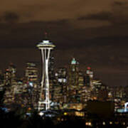 Seattle Skyline From Kerry Park 2571 Art Print