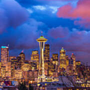 Seattle Skyline Art Print