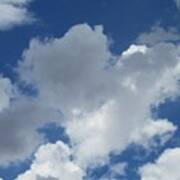 Sedona Heart Cloud Art Print