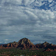 Sedona Panorama 1-signed-16x57 Art Print