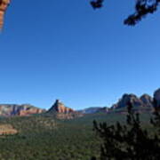 Sedona View From Cave Art Print