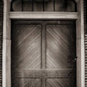 Sepia Doorway Art Print