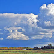 September Clouds Art Print