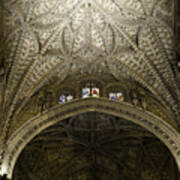 Seville Cathedral - Looking Up Art Print