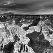 Shadows On The Grand Canyon Art Print