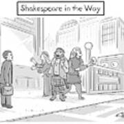 Shakespeare In The Way Art Print