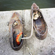 Shoes On The Danube Bank - Memorial In Budapest Art Print