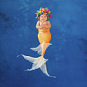 Sienna As A Mermaid Art Print