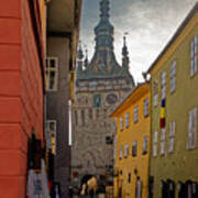 Sighisoara Clock Tower Art Print