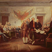 Signing The Declaration Of Independence Art Print