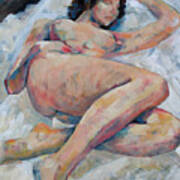 Sleeping Nude Art Print