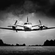 Small Airplane Low Flyby Art Print