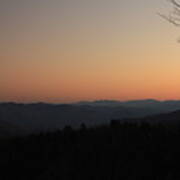 Smoky Mountain Sunset Art Print