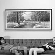 Sofa-sized Picture, With Light Switch, 1973 Art Print