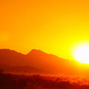 Sonoran Desert Sunrise Art Print